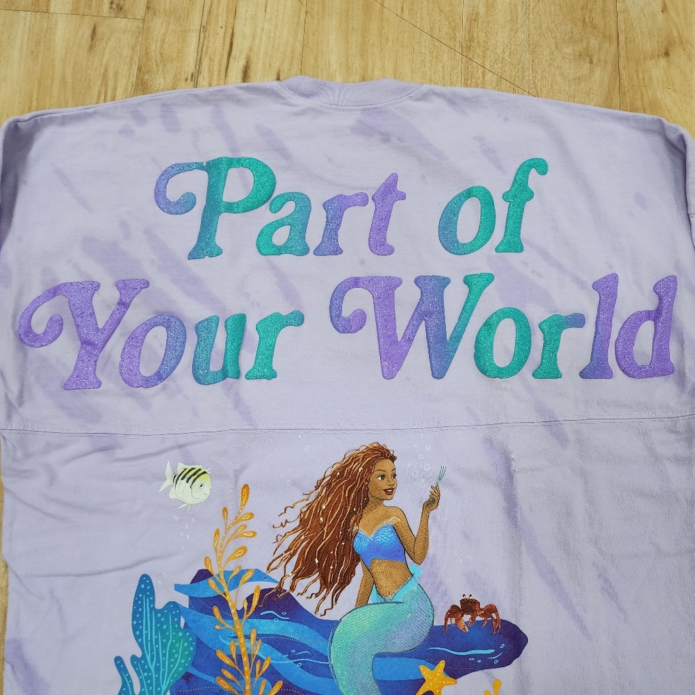 NWT! Disney Parks - Little Mermaid Ariel Part of Your World Spirit Jersey | S - Picture 6 of 11